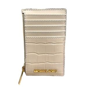 Michael Kors Cream Card Case